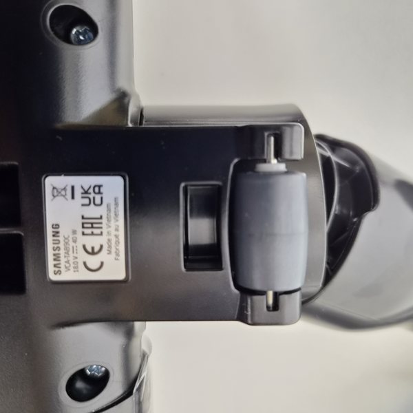 Typenschild der Turbobürste: VCA-TAB90C, 18,0 V, 40 W.